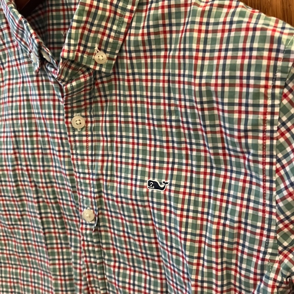Vineyard Vines Boys Cotton Check Shirt